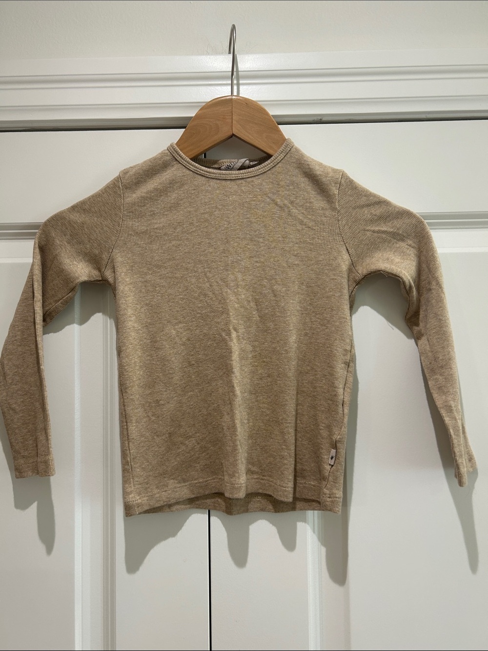 WHEAT KIDS Beige Long Sleeve Tee